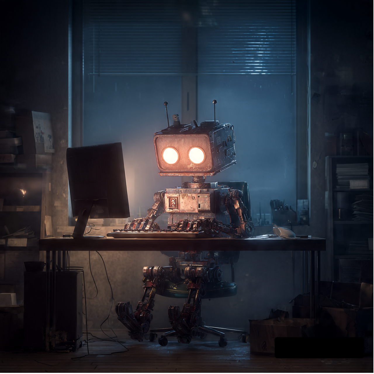 AI Social Media Agent Robot